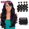 13x4 Peruvian Body Wave Lace Frontal Closure with Bundles 7A Peruvian Lace Frontal with Bundles Ear to Ear Lace Frontal Weave