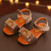 Girls Sandals 2018 Fashion Diamond Princess Sandals Soft Bottom Leather Shoes Beach Shoes Kids Shoes