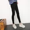 Antarctic nanjiren break pants 9 points feet pants Korean version of candy color wild was thin gray L