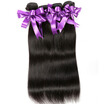 Nig Cute Hair 8A Grade Peruvian Straight Virgin Hair 4 Bundles Unprocessed Peruvian Virgin Human Hair Extensions
