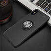 Iphone X Luxury Metal Ring Magnetic Bracket Shockproof Cooling TPU Phone Case