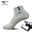 Seven wolves socks mens casual cotton socks fashion boat socks 6 pairs of 91335 sports models
