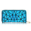 Milisente Women Leather Wallet Female Colorful Clutch Purse Ladies Zipper Geometric Standard Wallets