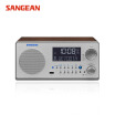 Sangean WR-22 classic desktop radio remote control Bluetooth audio with remote control support mobile computer output