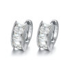 Single stone earring designs gemstone earring zircon jewelry earring