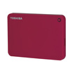 TOSHIBA 2TB USB30 Mobile Hard Drive CANVIOTM ADVANCE V9 Series 25 Inch Vibrant Red Stylish Colorful Encryption Security
