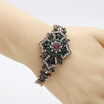 New Antique Vintage Bracelet Turkish Women Ethnic Jewelry Round Resin Bracelet Bangles Indian Bridal Wedding Jewelry Hand Bijoux