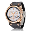 V6 Brand Relojes Masculino Wristwatch Mens Casual Quartz Watch Men Military Watches Sport Leather Wristwatch Hours Clock V0252b