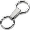Authentic zobo car keychain copper chrome brushed brushed pick-up key ring car ornaments birthday gift ZB-911 silver