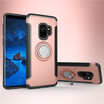 Samsung Galaxys S7 EdgeS8S9 Armor Car Magnetic Suction Ring Bracket Silicon TPU Hard PC Phone Case