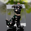 Fashion Vivid Black Dalmatian Dog Brooches For Scarf Sweater Shoulder Collar Jewelry Pins Kids Men Women Gifts Gold-color Clips
