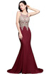 Long Sparkle Women Elegant Sleeveless Mermaid Evening Dresses Bridesmaid Party Gown Dress