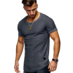 Summer Mens Casual T Shirt Cotton Short Sleeve O-Neck Silm Fit T-shirt Men Fashion Solid Color Tee Shirts Tops Clothing