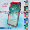 Mzxtby Waterproof Case for iPhone X Shockproof phone Back Cover Transparent 360 Full Protection Outdoor Swimming&skiing