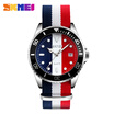 Men Fashion Watch Classic Casual Date Analog Fabric Band Waterproof Wrist Watch