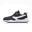 Li Ning childrens shoes for men&women childrens breathable non-slip soft midsole Velcro running shoes YKFN042-3 standard black deep iron gray 315