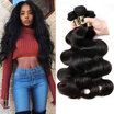 YAVIDA Hair Peruvian Virgin Hair Body Wave 3 Bundles 7A Grade Unprocessed Virgin Human Hair Puruvian Hair Bundles Human Hair Exten