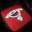 Jingdong JOY joint name Mu Bao MUBO car seat smile mouth often open small seat cushion cartoon office chair sofa home single piece breathable small square pad red