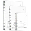Deli deli 3 set zero series blank core spiral notebook notebook A5B550k 33492