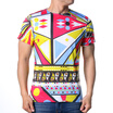 Mens Summer Colorful Printed Short Sleeve Shirt