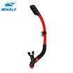 Whale Dry Snorkel with Comfortable Silicone Mouthpiece&Purge Valve for Snorkeling&Scuba Diving