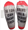 Novelty Socks with Funny Saying