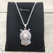 New Retro Tiger Necklace Trendy Style Tiger Pendant Necklace Women Fashion Pet Tiger Jewellery