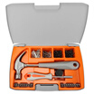 Jimmy Home JM-GMT28 28 piece household tool set multi-function screwdriver set set claw hammer set dry wall nail round nail cement nail home fastening repair Easy series