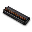 Rapid car temporary stop sign mobile car transfer phone number card personality creative car interior decoration car supplies zero time stop card car stickers stream light silver