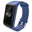 Hong Kong Sen GASON smart bracelet K1 24 hours continuous heart rate sports bracelet men&women step waterproof 50 meters call WeChat content reminds the deep blue