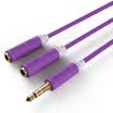 Wins shengwei AC-3003F 35mm stereo one sub-two audio line couple line 30CM AUX one two audio adapter 1 minute 2 headphone extension cable