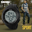Mens Sport Multifunctional Digital Watch Pedometer Alarm Stopwatch