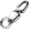 Authentic zobo car keychain double key ring press pick wrought iron twisted key ring car ornaments birthday gift ZB-927 titanium gold