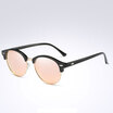 Polarized Round Sunglasses Women Men Classic sunglasses Unisex fashion sun glasses vintage rivets Men round half eyewear