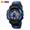 Mens Dual Time Zones Analog-Digital Alarm Chrono Light Sports Watch