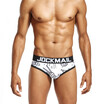 JOCKMAIL Mens Underwear Low-Waist Polyamide Print Mens Briefs Spacecraft Pattern Comfortable Fresh Briefs