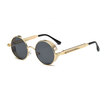 Round Metal Sunglasses Steampunk Men Women Fashion Glasses Brand Designer Unisex Retro Vintage Round Sunglasses UV400