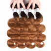 HCDIVA Hair Brazilian Ombre Hair Body Wave 4PCSLOT 100 Human Hair Weaving 1b30 Reddish Brown Ombre Hair Bundle Virgin Hair
