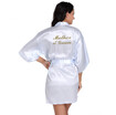 Mother of the Groom Robe Wedding Silk Satin Dressing Gown Sleepwear Bathrobe New