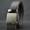 Male Genuine Leather Belt Men Cowskin Leather Belt Automatic Buckle Fashion Designer High Quality MenS Belts
