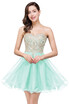 Short Beaded Homecoming Cocktail Dress Prom Evening Party Pageant Gown Bridesmaid Dresses