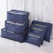 Youjialiangpin Korean travel storage bag waterproof clothes storage bag finishing bag business suit 6 piece set Mocha gray