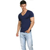 Cool Summer Mens Fashion T-shirt Tight Casual Short-sleeved T-shirt High Elastic Slim T Shirt Breathable Quick-drying