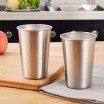 5 PCS Stainless Steel Pint Cups Tumbler Beer Mug Travel & Cooler Mugs Party Camping Picnic Juice Cup Drop Resistance