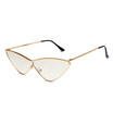 SHAUNA Fashion Candy Color Women Sunglasses CatEye retro Ladies Shades Red Tinted Lens UV400