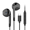 Lanston E6T Type-C earphone for ear millet 6mix2Huawei Mate10millimeter note3nut pro LeTV Nubian Z17 white