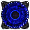 First horse SAMA solar wind 2 blue 12cm chassis fan 33 LED lights hydraulic bearings 3Pin 4Pin dual interface environmentally friendly materials efficient heat dissipation