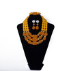 Dark Blue Imitation Coral African Women Jewelry Set Nigerian Wedding Beads African Crystal Beads Jewelry Bridal Costume Necklace