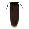 Remeehi 15" 30" Silky Straight High Ponytail With Drawstring Clip in Remy Human Hair Extensions Medium Brwon Color4 100g