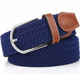 Women Fashion Casual Pin Buckle Hip-hop Woven Canvas Belt